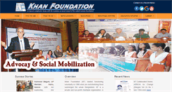 Desktop Screenshot of khan-foundation.org